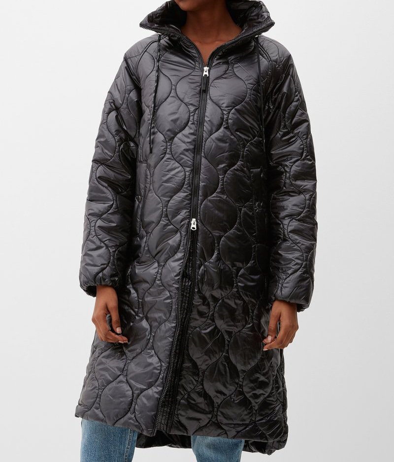  manteau d'hiver matelassé noir QS by s.Oliver 
