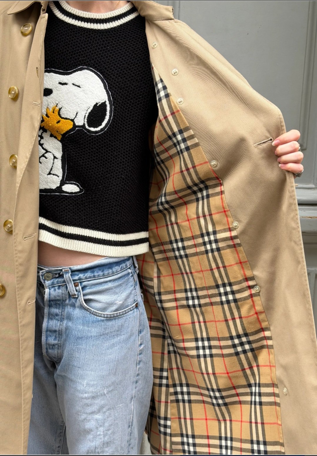 Trench-coat coat burberry unisexe beige état neuf 