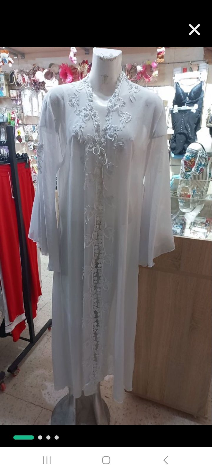 Parure blanc 