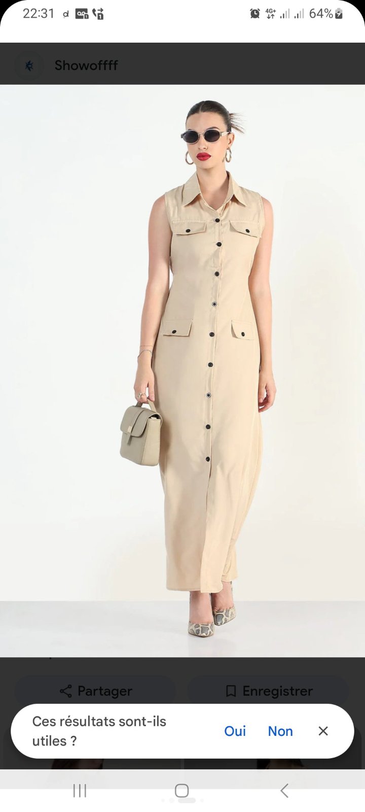 Une robe chemise en jean de la marque replay couleur beige tres tres bonne état yasser 7lowa malbousa 
