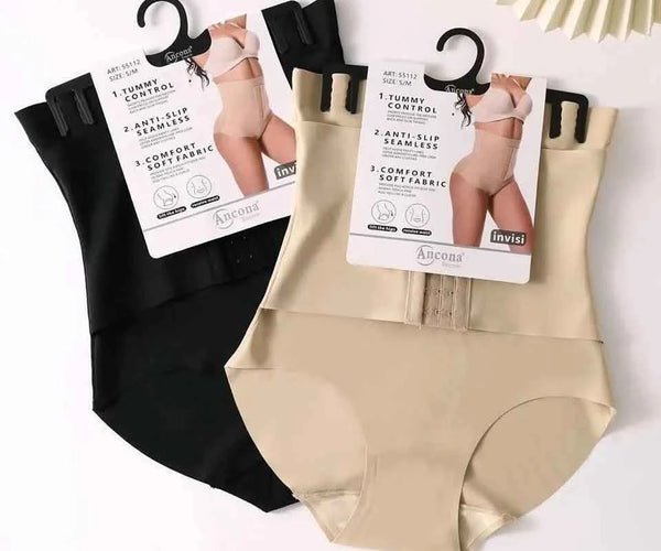 Gaine amincissante Ancona de la référence 55112 est conçue avec une taille haute pour un contrôle abdominal efficace tout en assurant un confort quotidien.