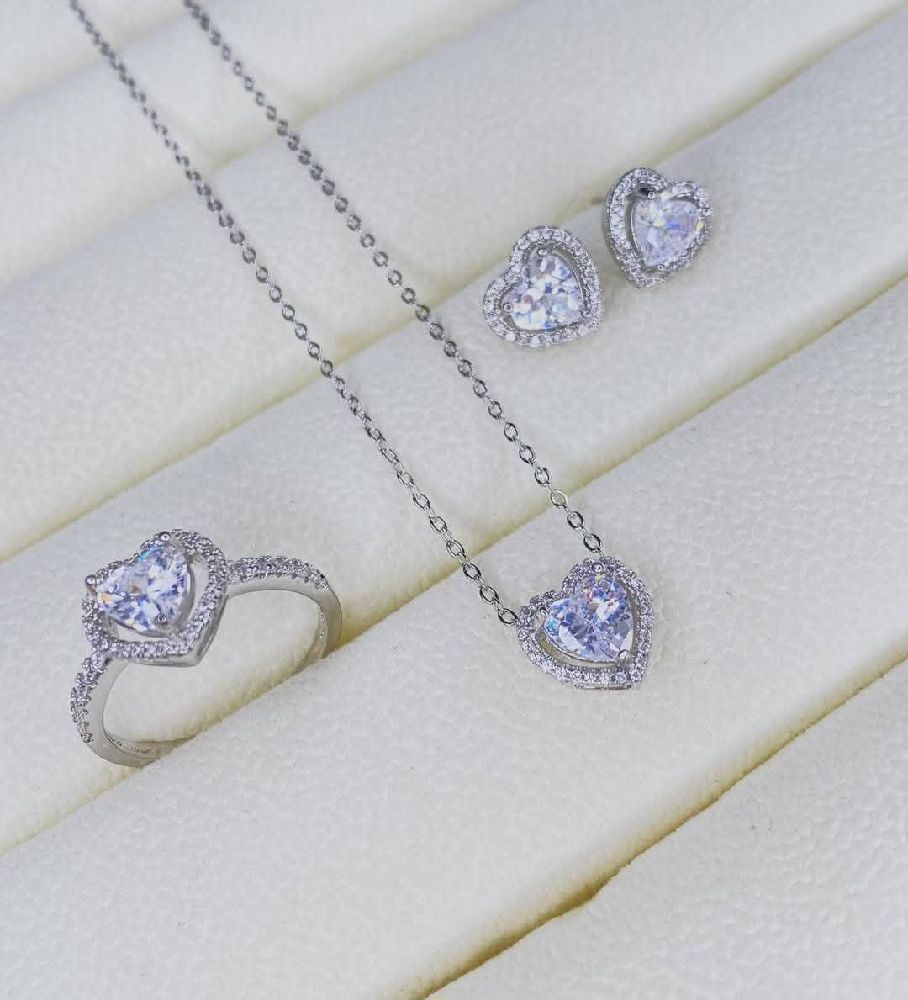 Parure  3 pieces Pandora inoxydable 