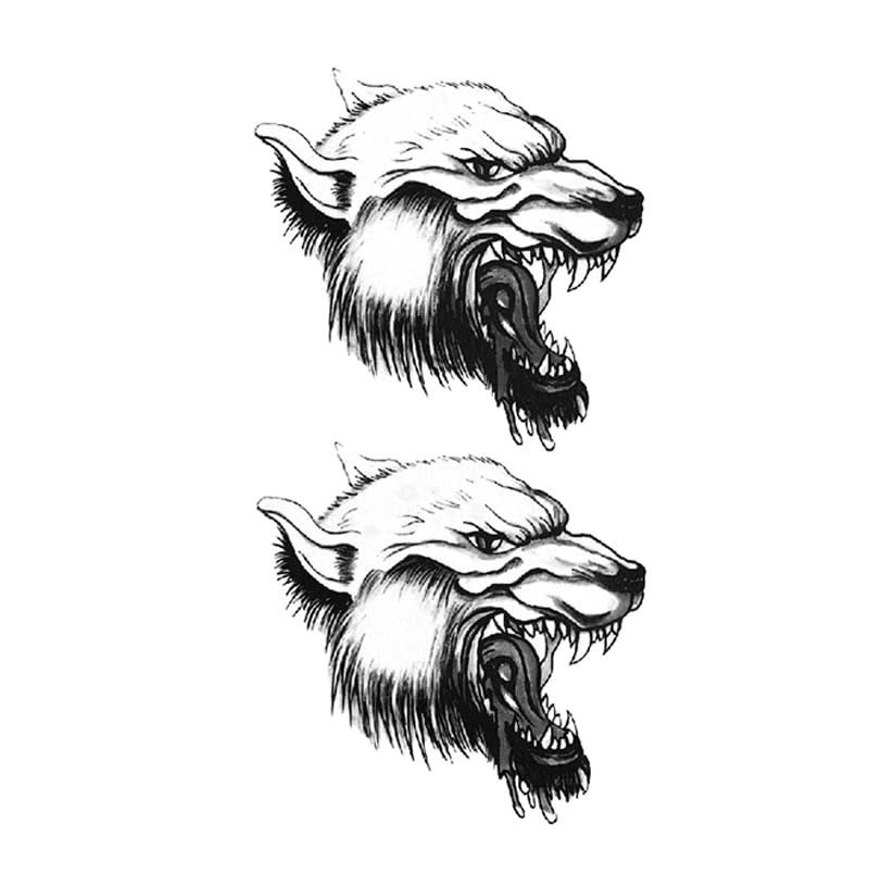 Tatouages temporaires jetables conçus pour adhérer facilement à la peau avec un peu d'eau.
