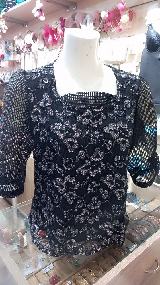 Chemise soirée pailletée 
