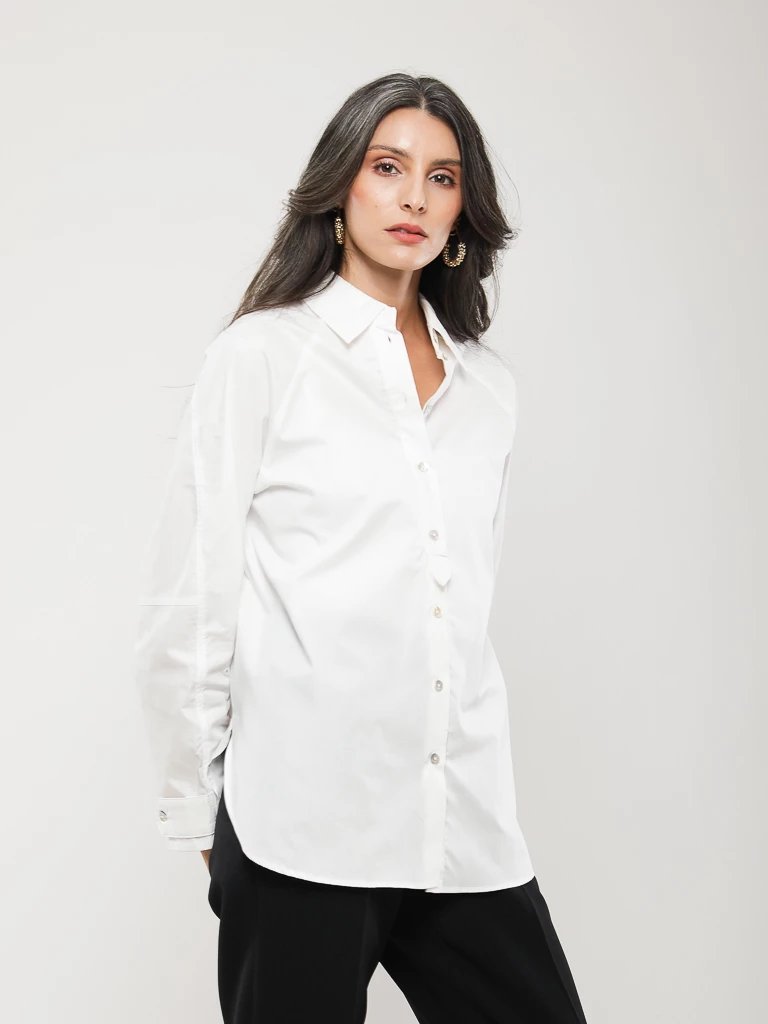 Chemise blanche à manches longues  modèle Super Slim Fit en taille XL 100% coton 
