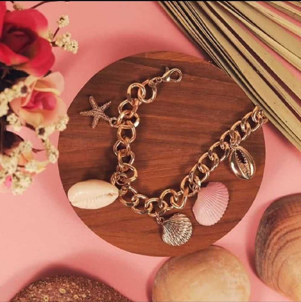 Bracelet coquillage pour plage