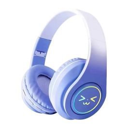 Casque Bluetooth de modèle B39 se distingue par son design pliable et ses motifs lumineux