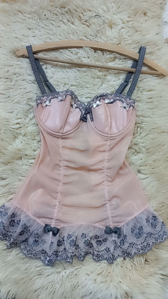 Haut saumon sexy 