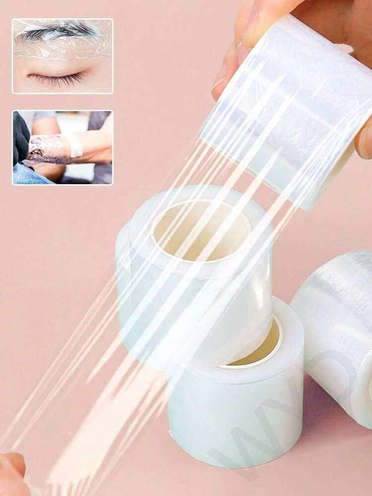 Bobine de film cellophane étirable pour sourcils,