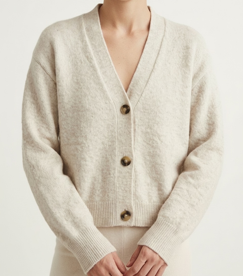 Cardigan H&M beige en maille