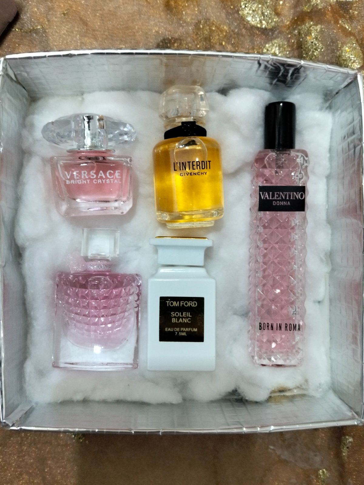 5 parfum femme original en miniature 