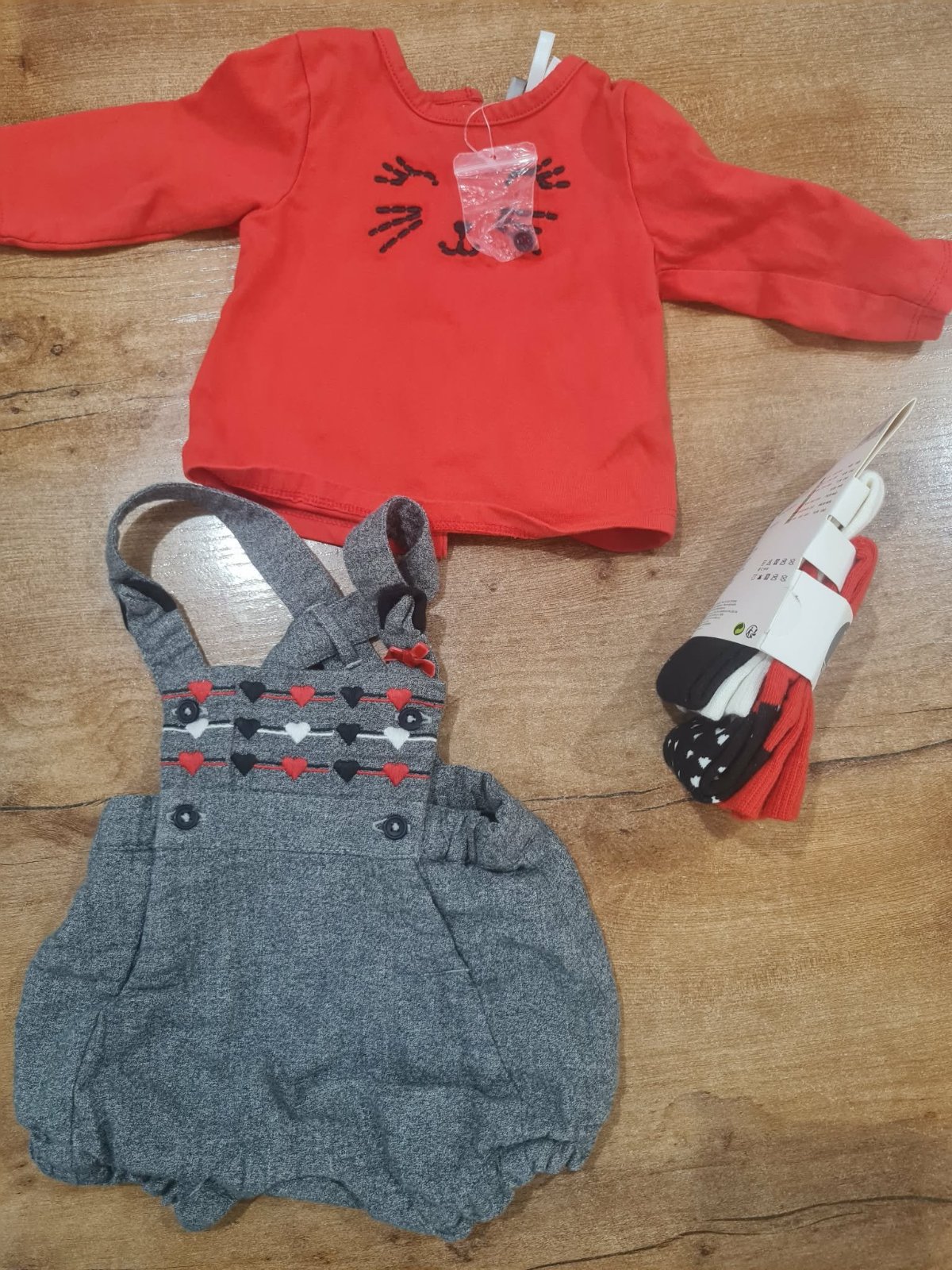 Ensemble et collants pour bébé 3mois3 moi