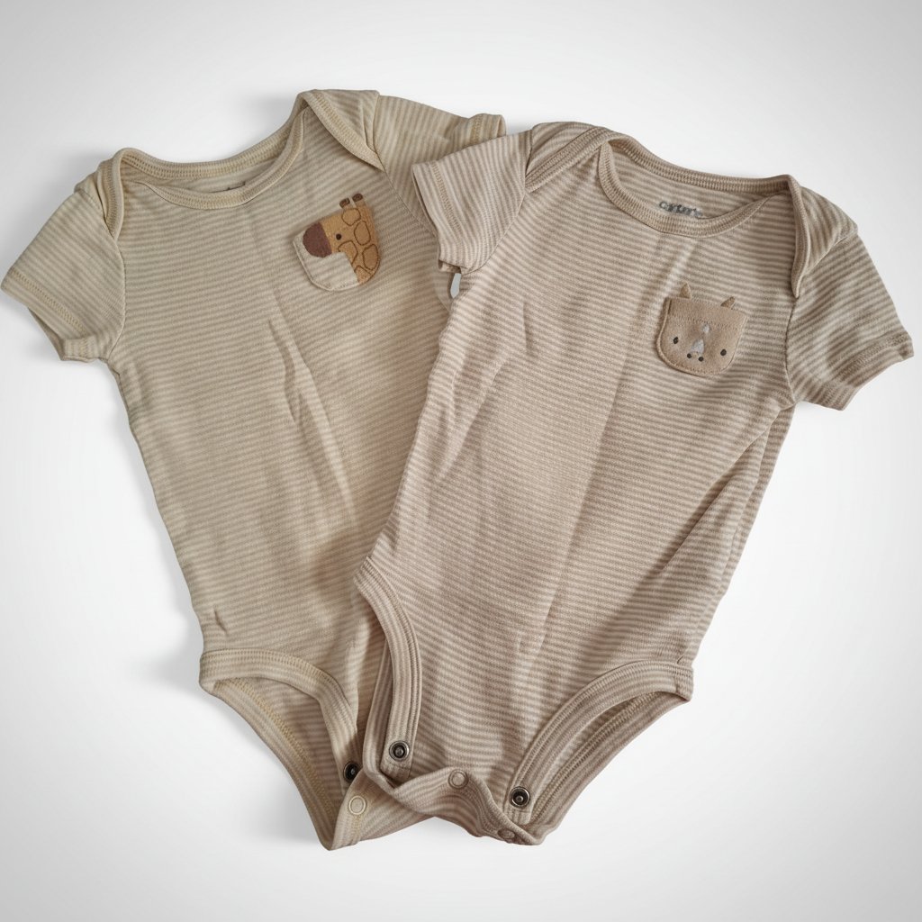 Lot de 2 bodies manches courtes