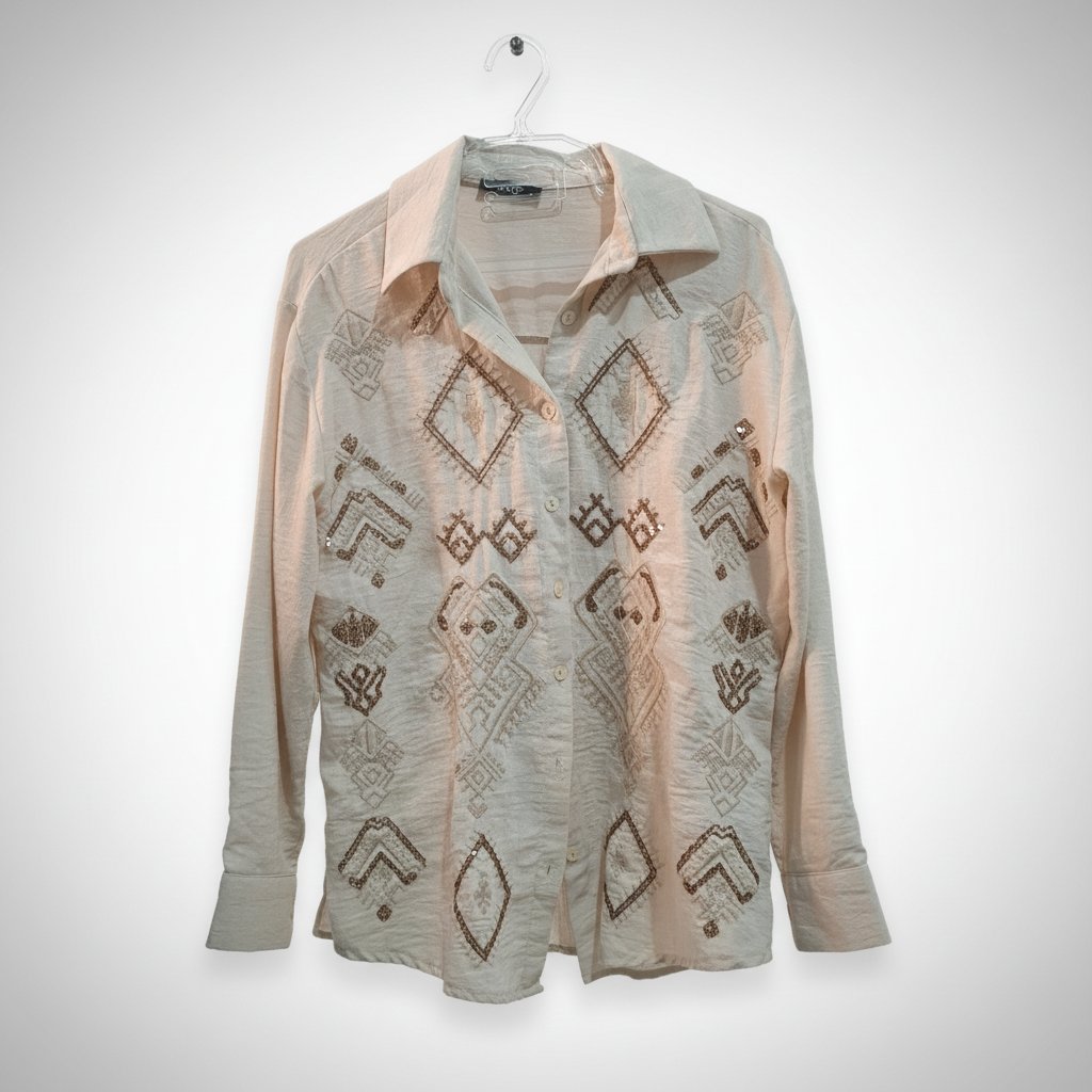 Chemise beige