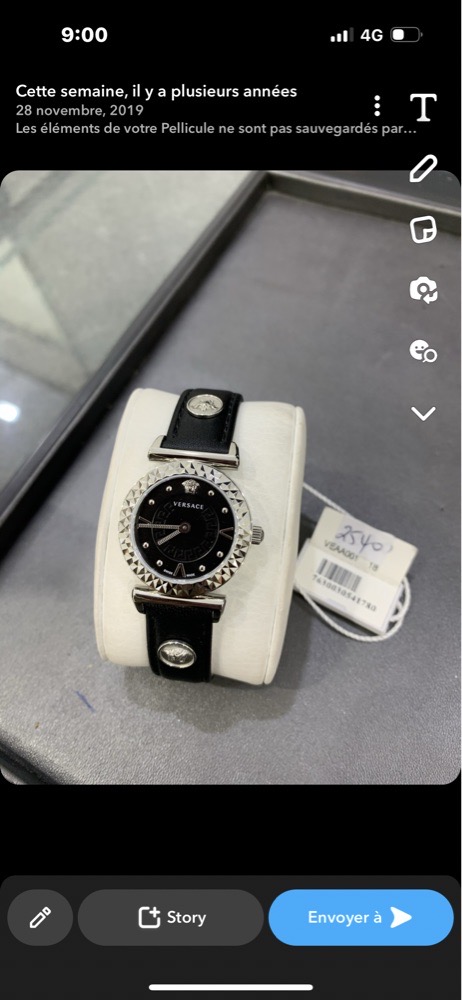 Montre versage