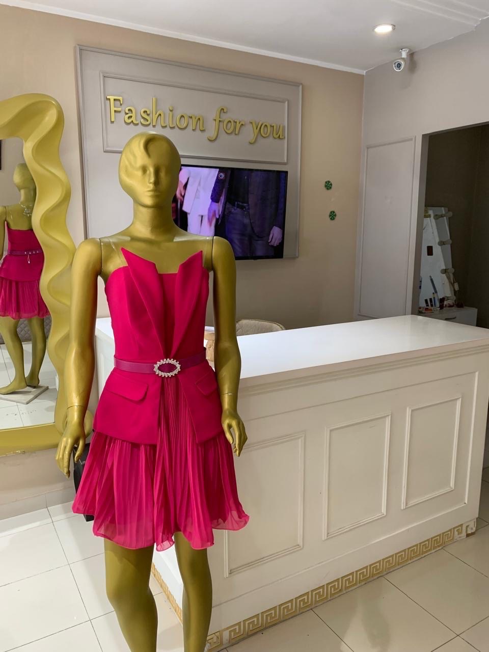 Robe rose 