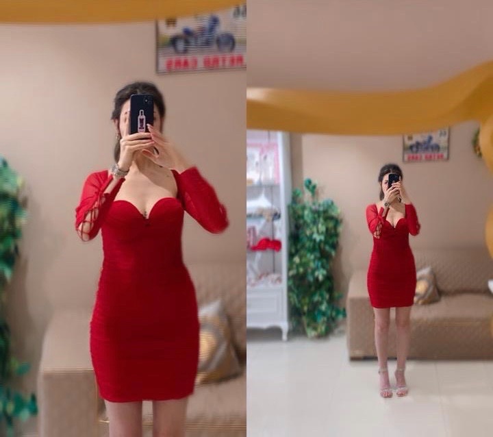 Robe rouge smoke
