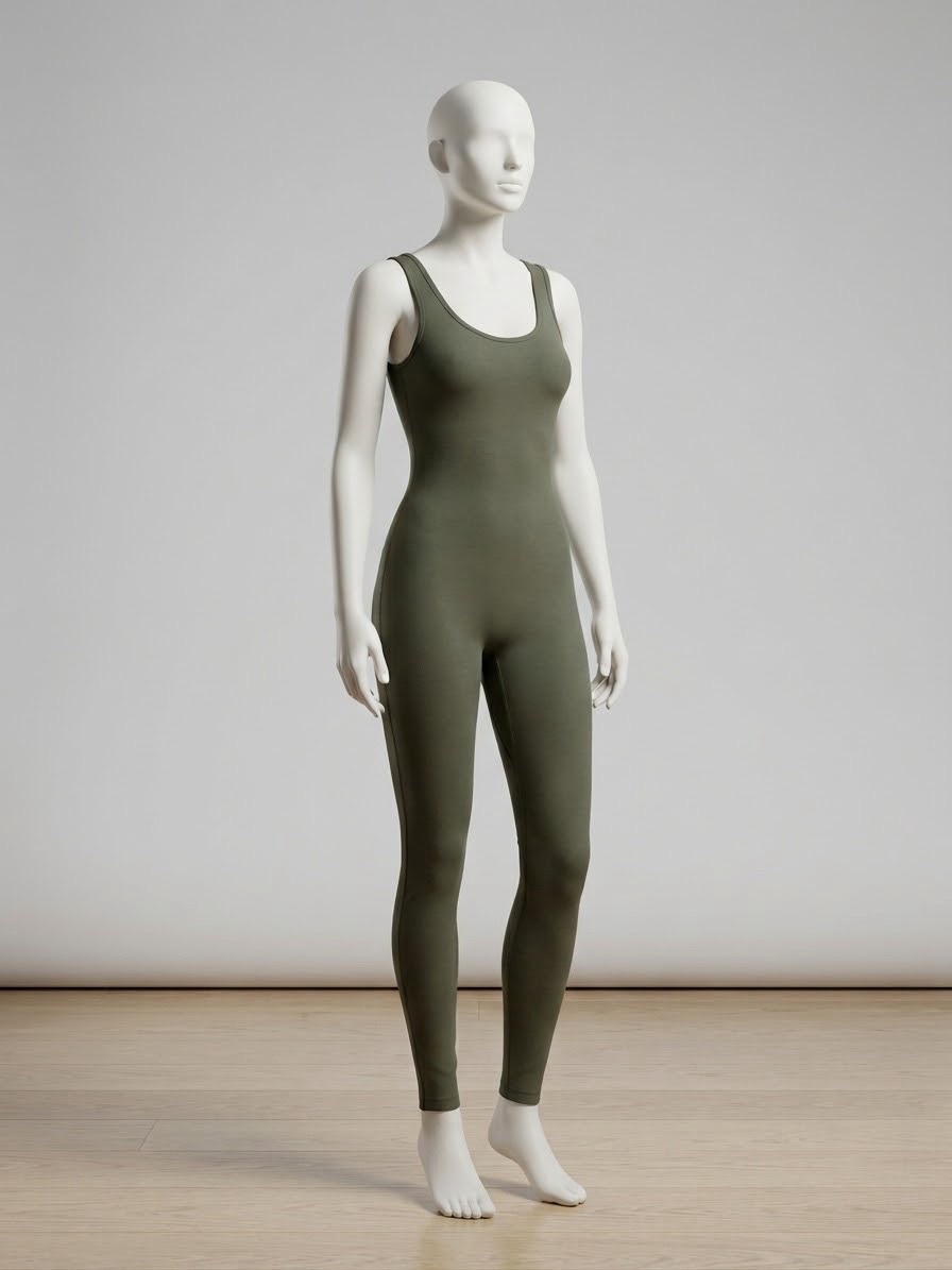 Jumsuit vert militaire