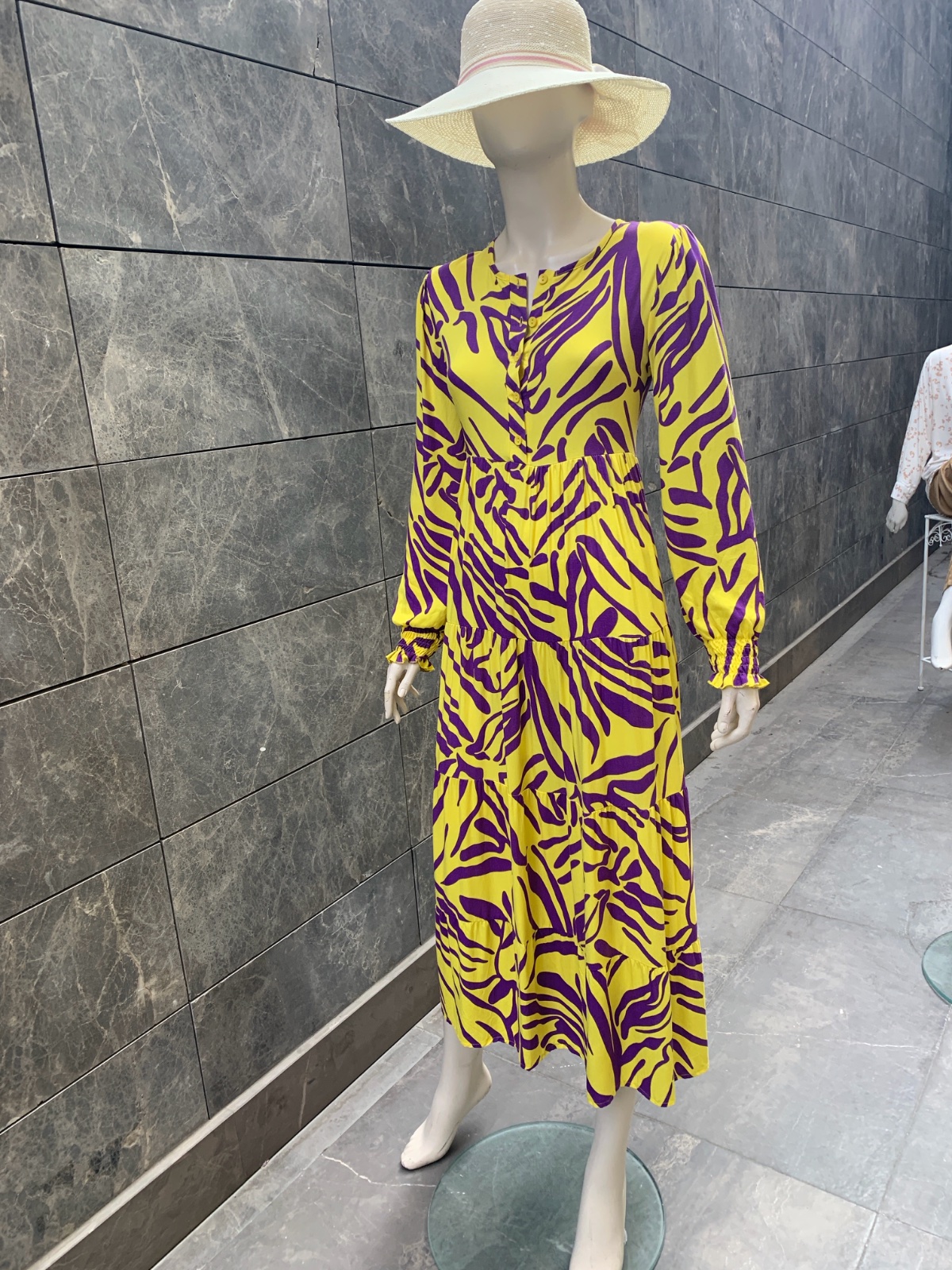 Robe jaune 