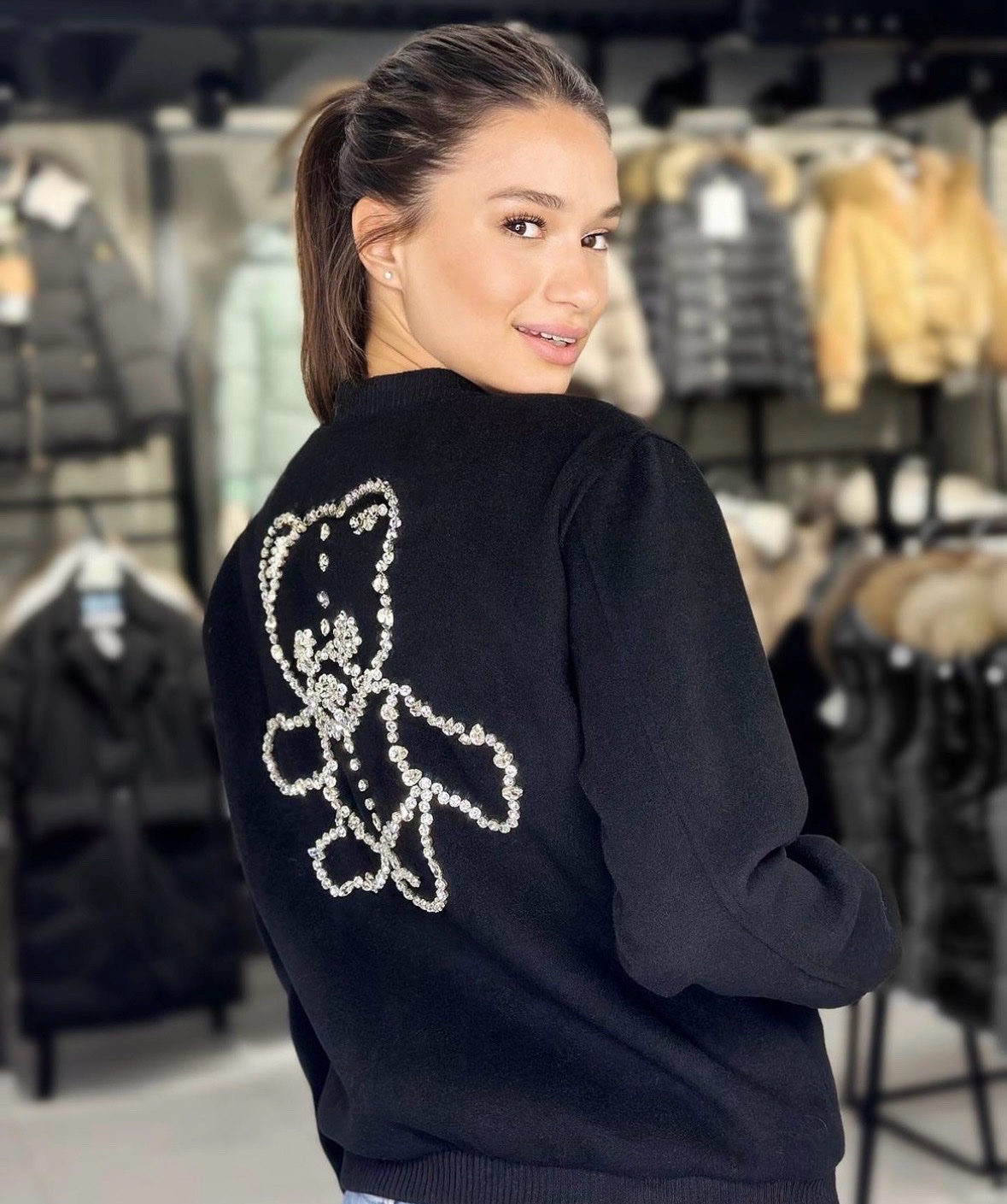 Veste avec strass 