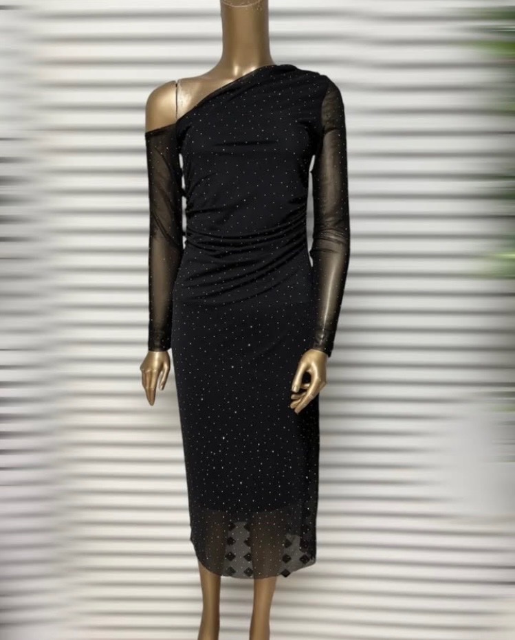 Robe avec strass 