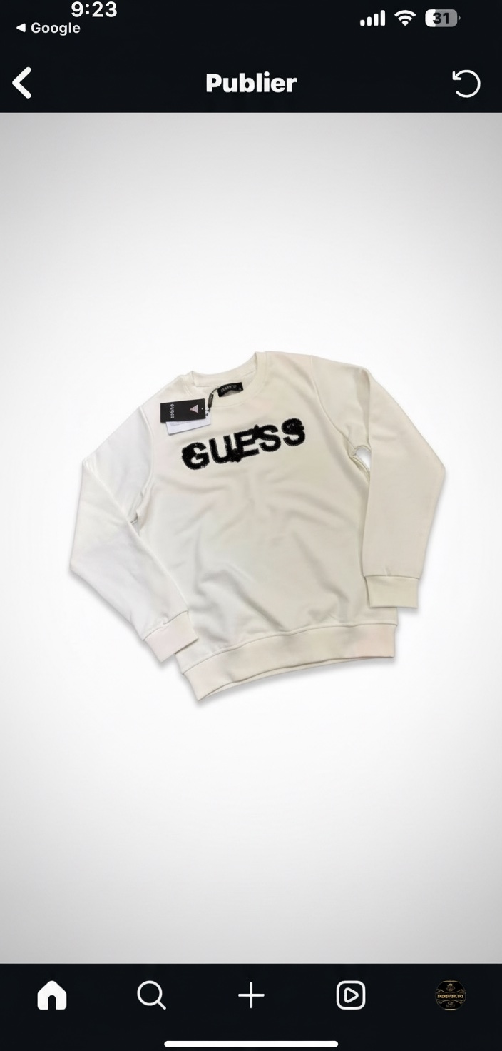 Pull blanc 
