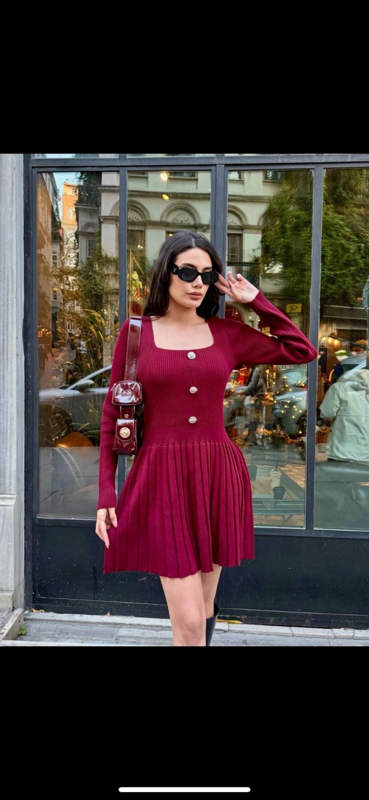 Robe en maille 