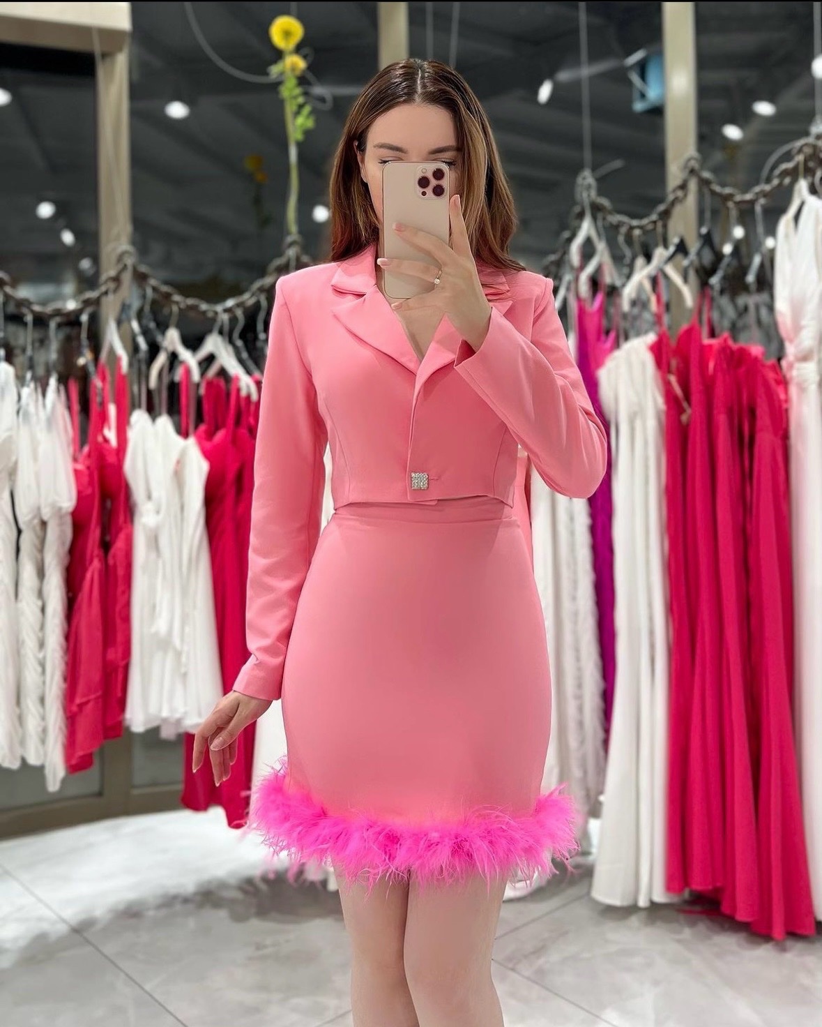 Ensemble rose 
