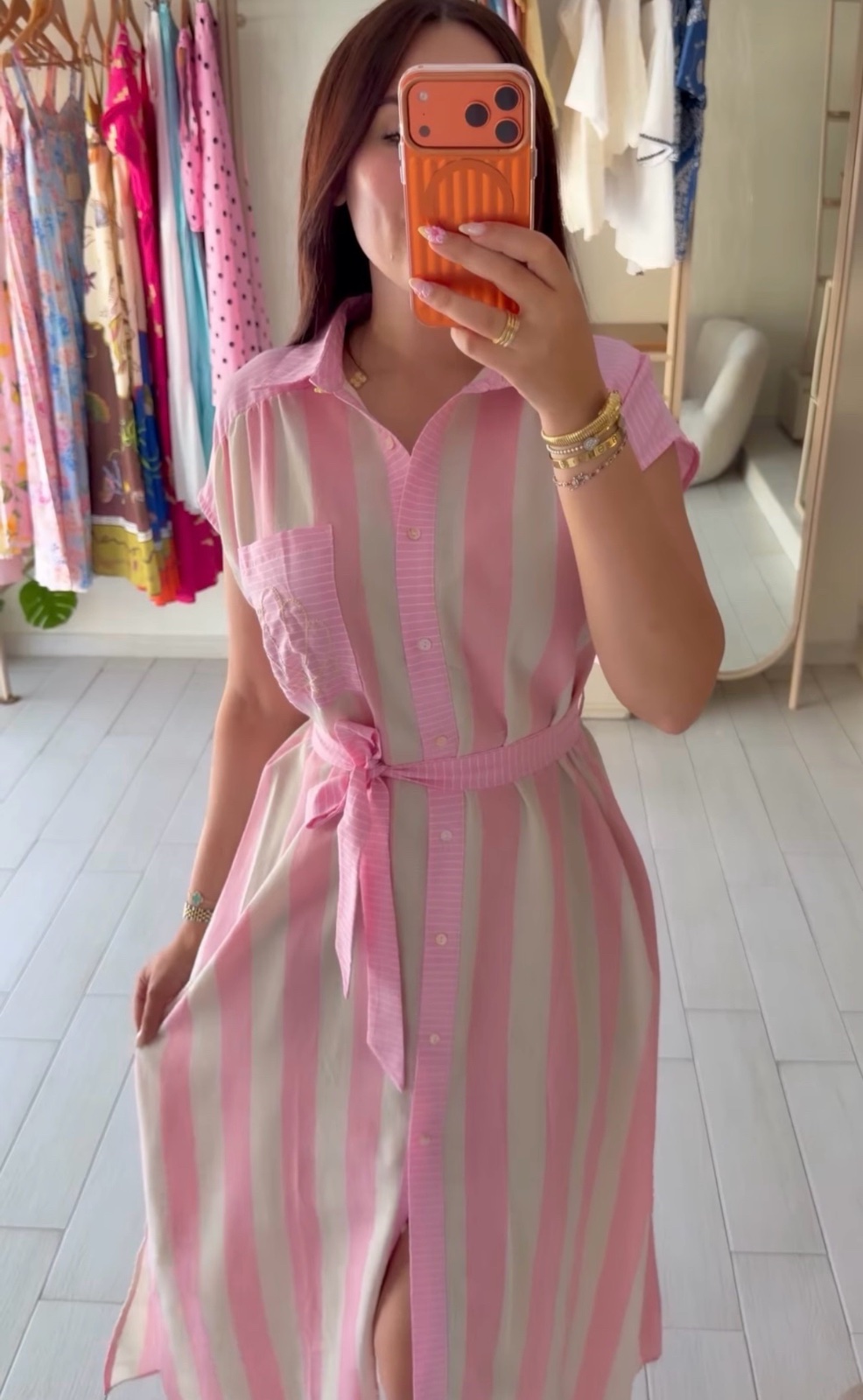 Robe rose taille s/m neuf avec etiquette 