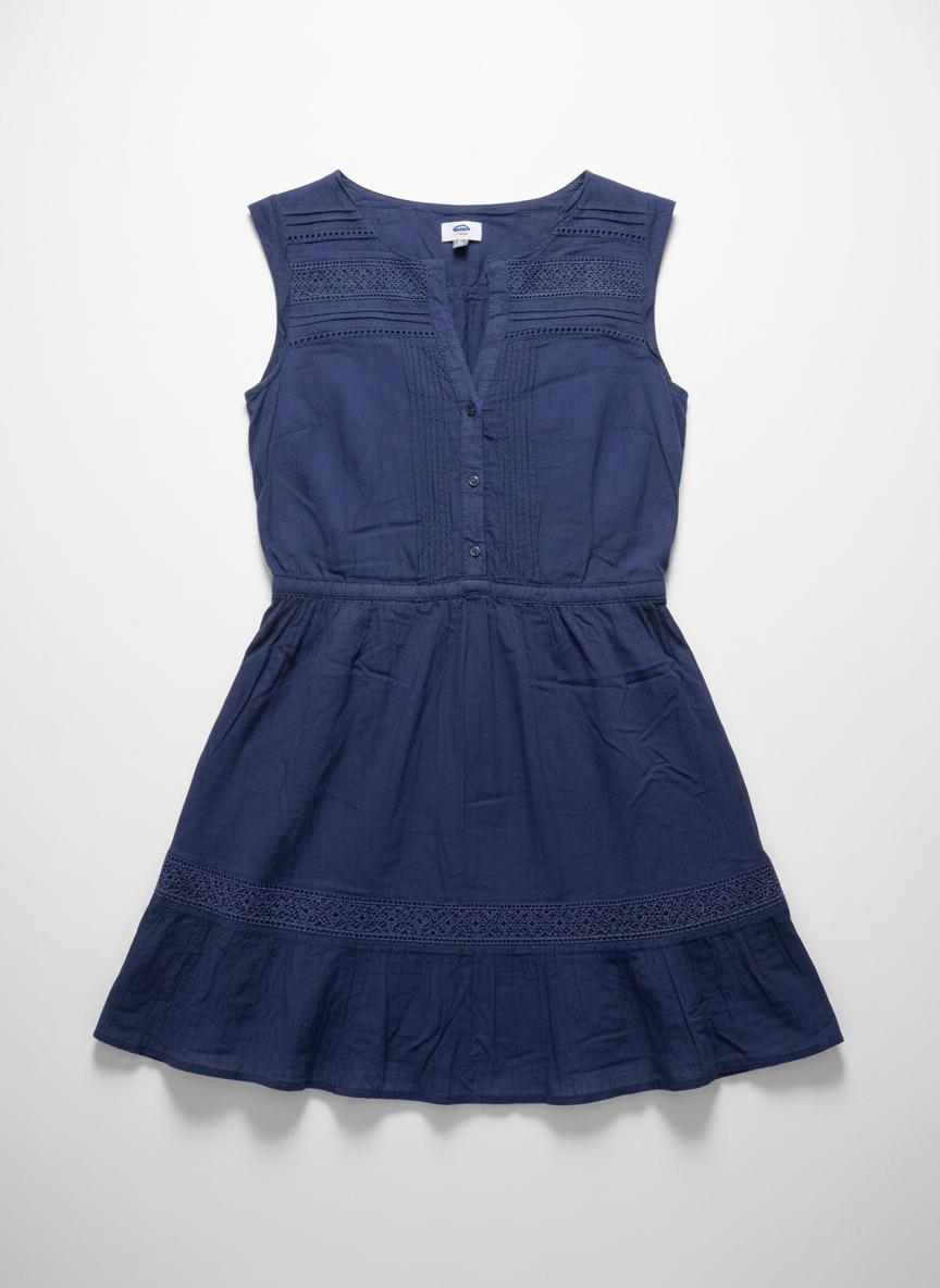 Robe courte bleue