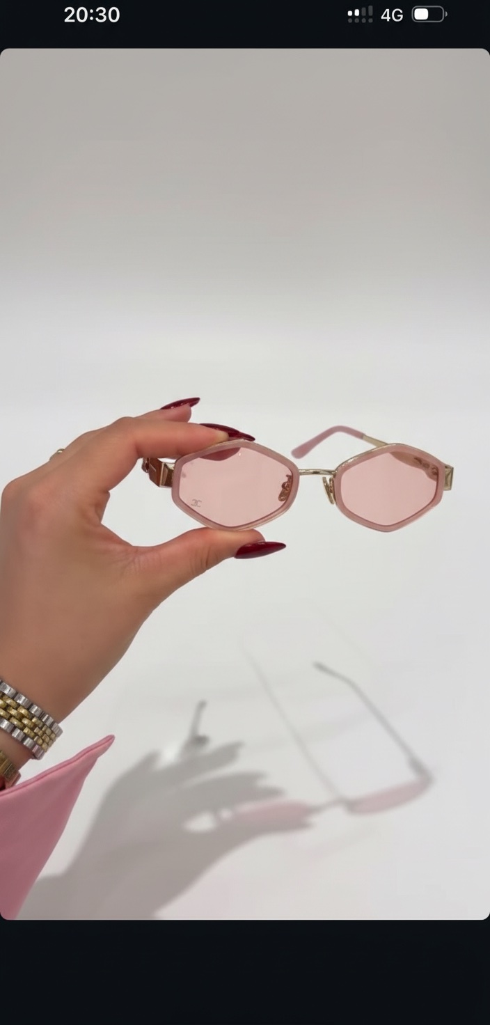 Lunette tendance rose 