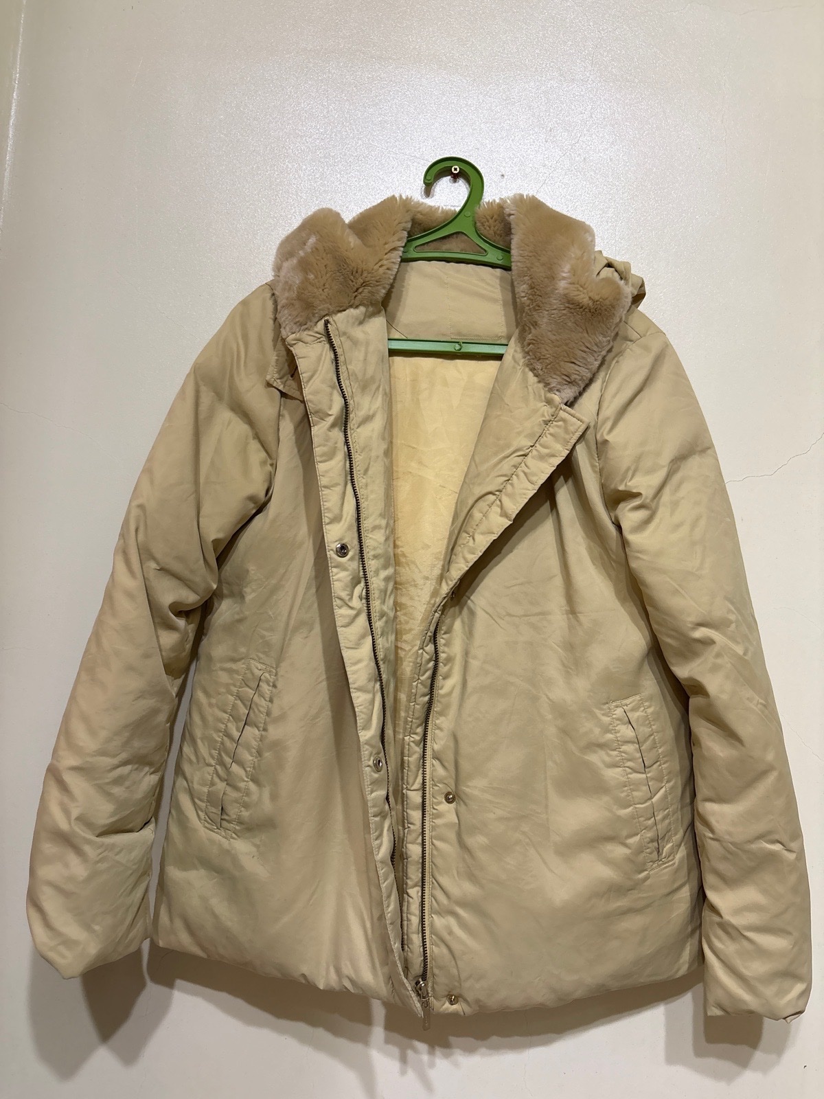 Manteau moutarde