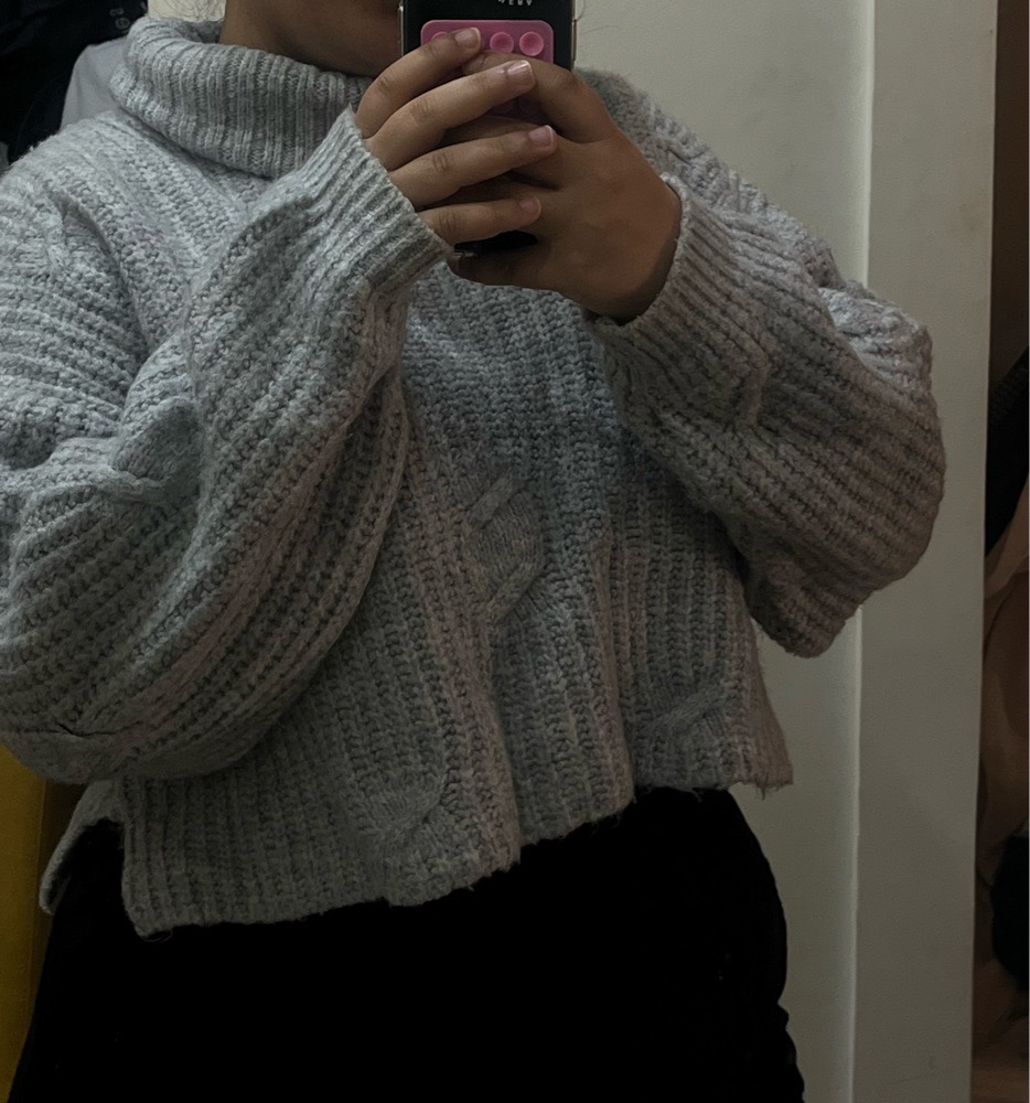 Pull crop top hiver