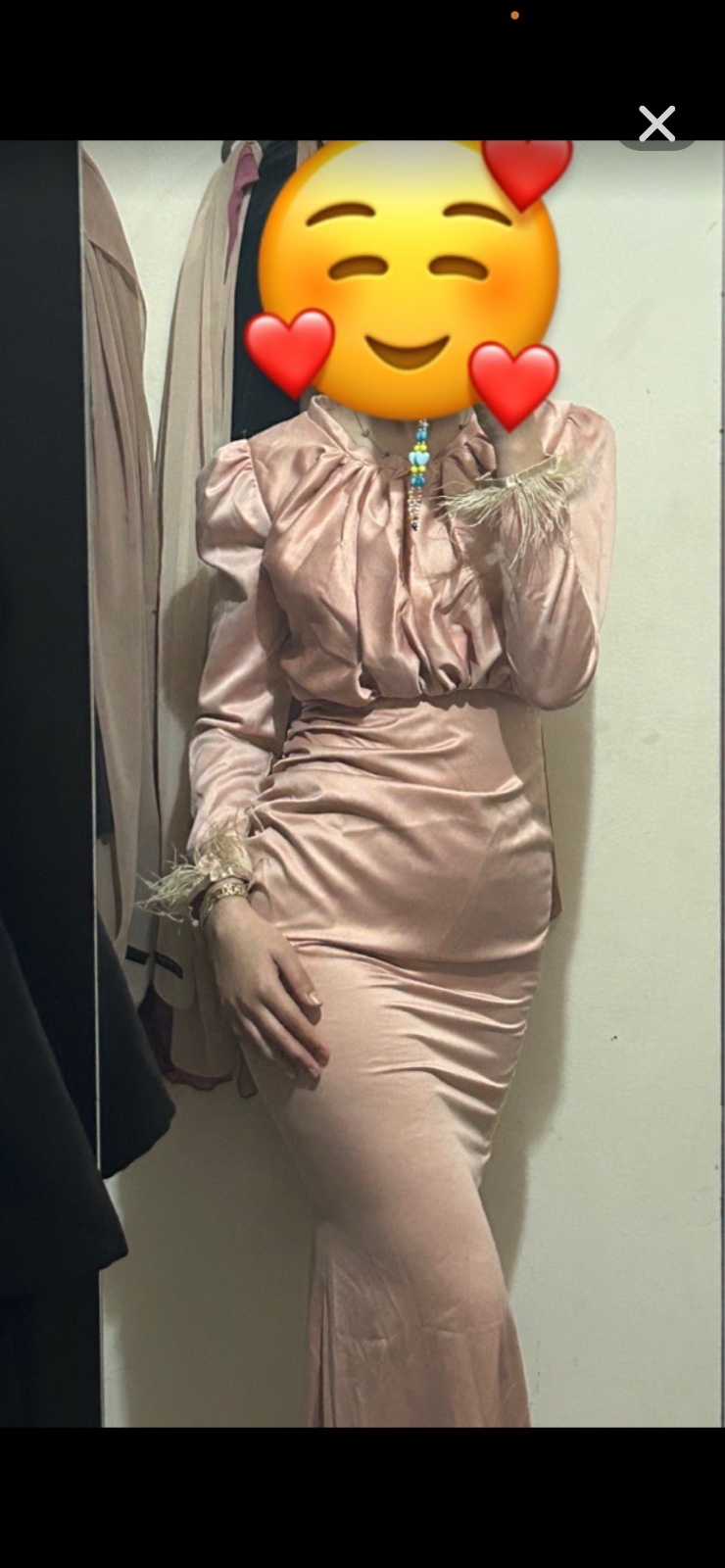 Robe satin