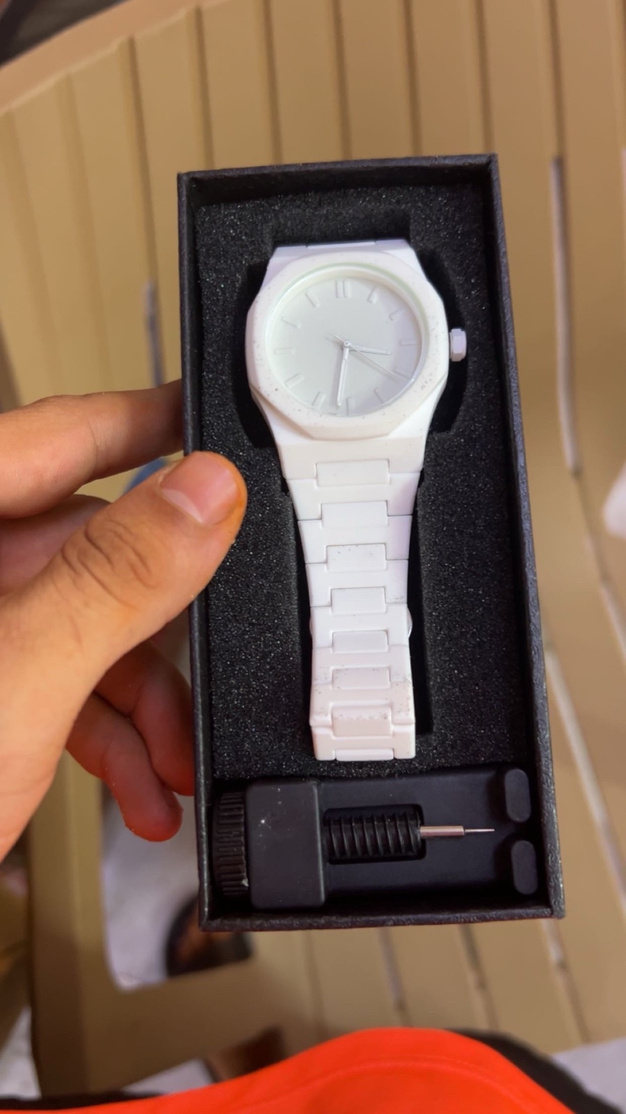 Montre blanc