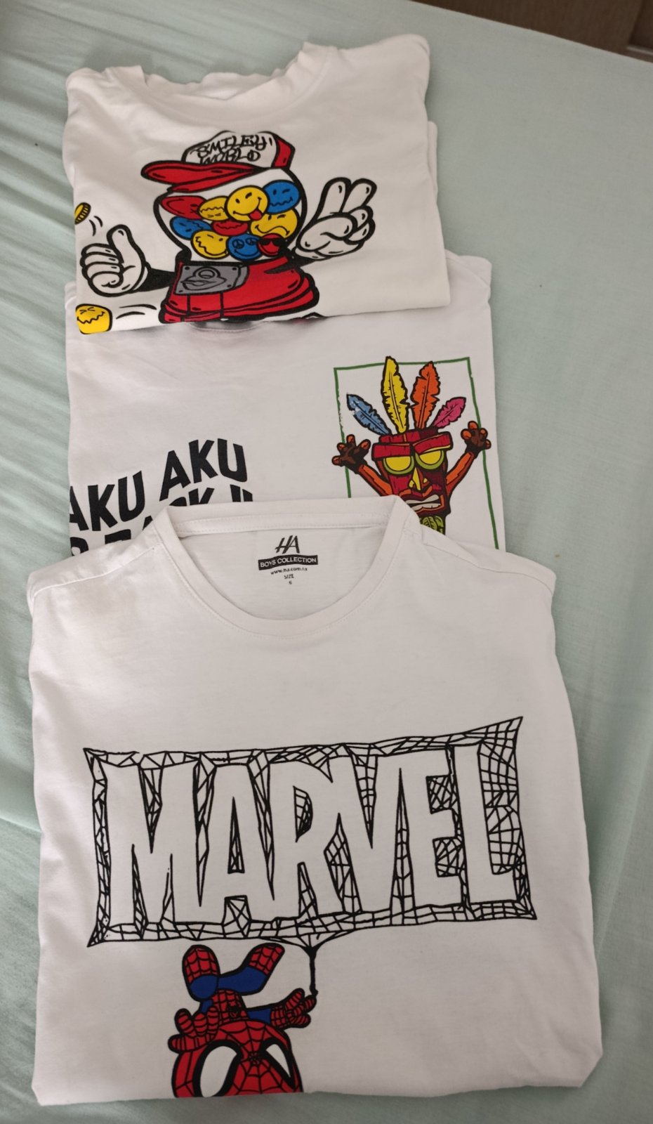 💥💥 jolie lot 3 teeshirt garçon imprimé 💥💥