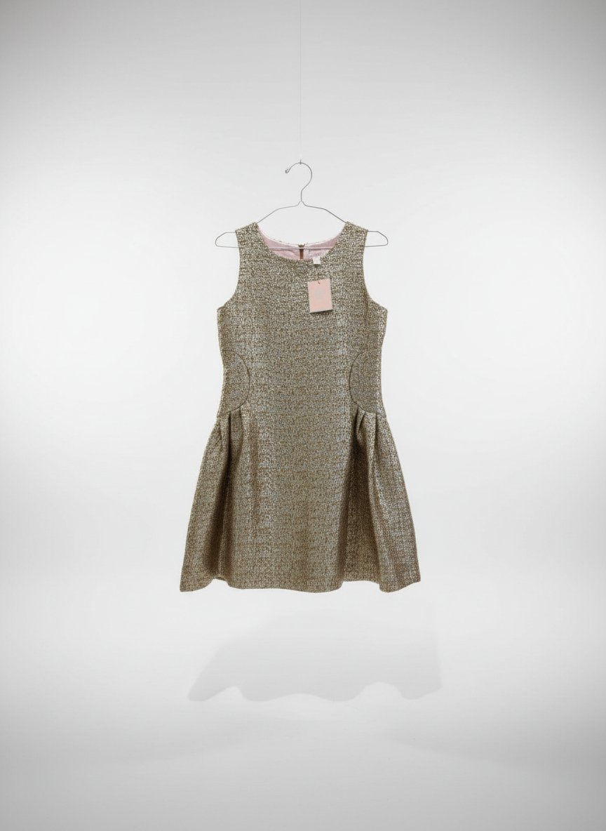 ❤️❤️ sublime robe de cérémonie fille doré marron❤️❤️