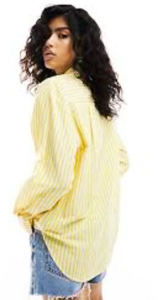♥️♥️♥️ sublime chemise rayée jaune