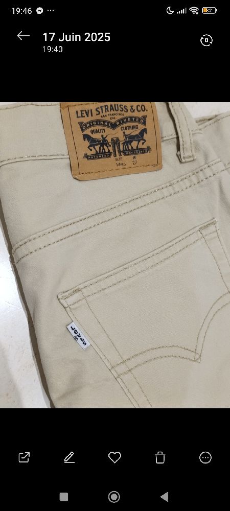 Lot de 2 bermuda homme Levi's et kiabi
