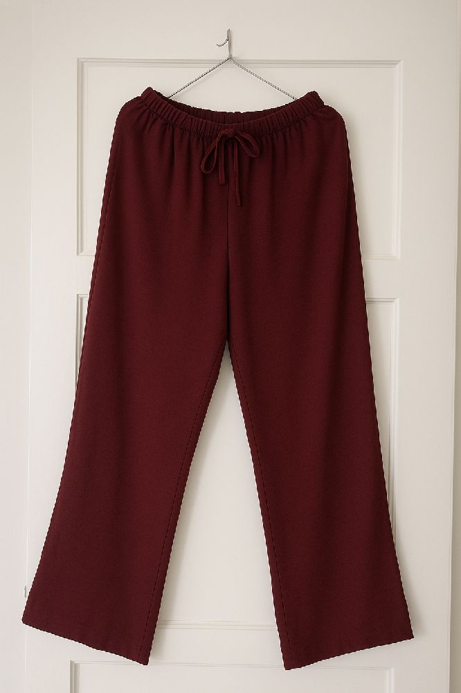 ♥️♥️ jolie pantalon fluide large burgundy très stylée 