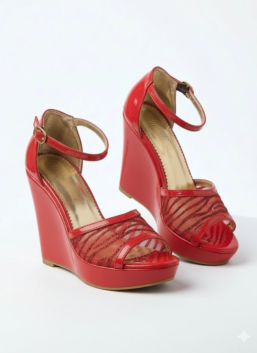 Talon rouge élégant 