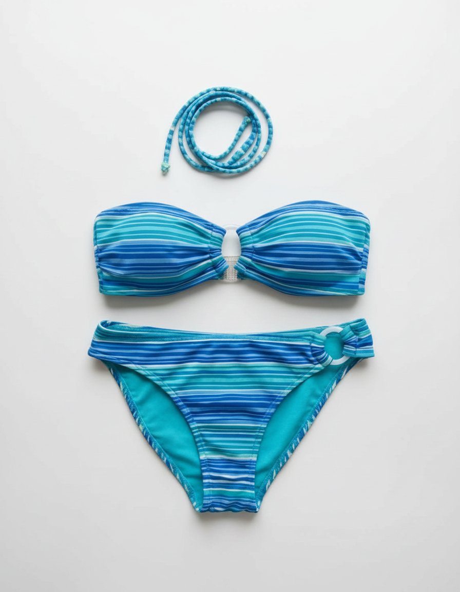 🌊 Maillot de bain 2 pièces Rosette – Taille 38 (M)