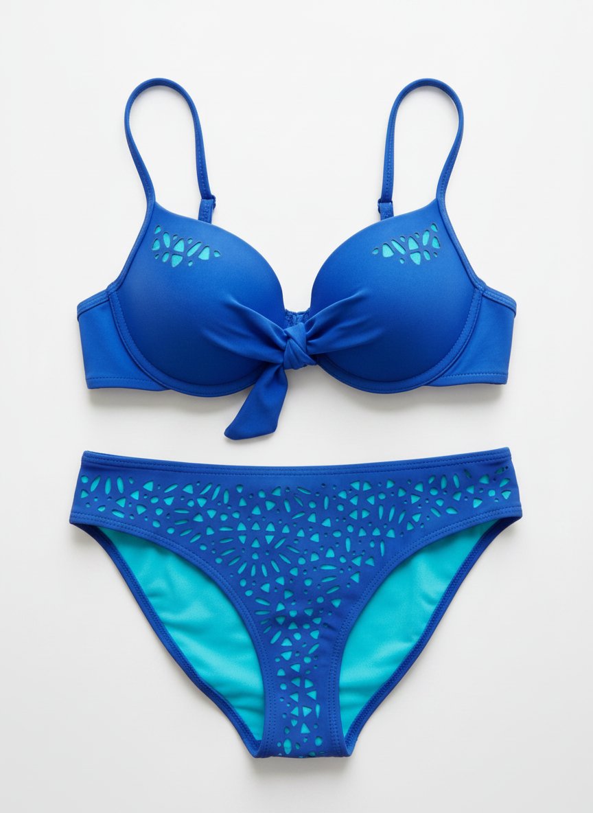 Ensemble Bikini Bleu Roi Taillle 40 (Occasion)