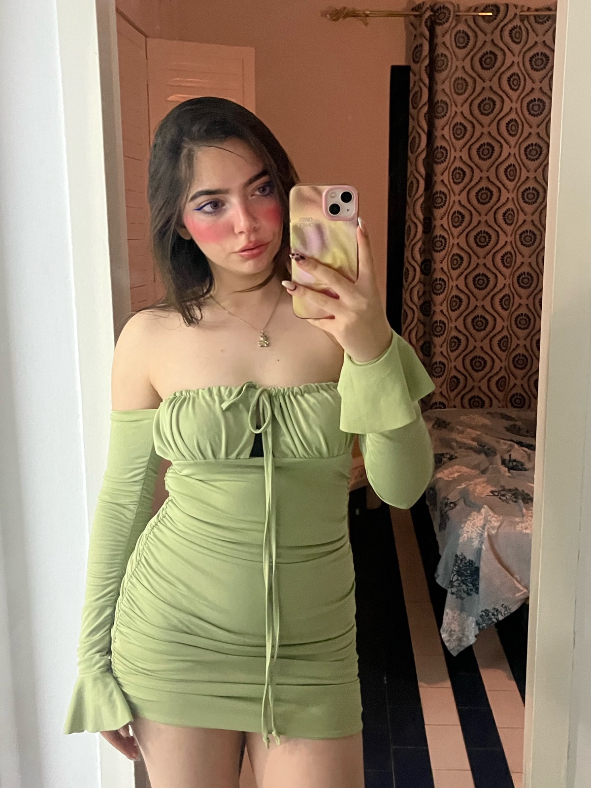 Robe vert 