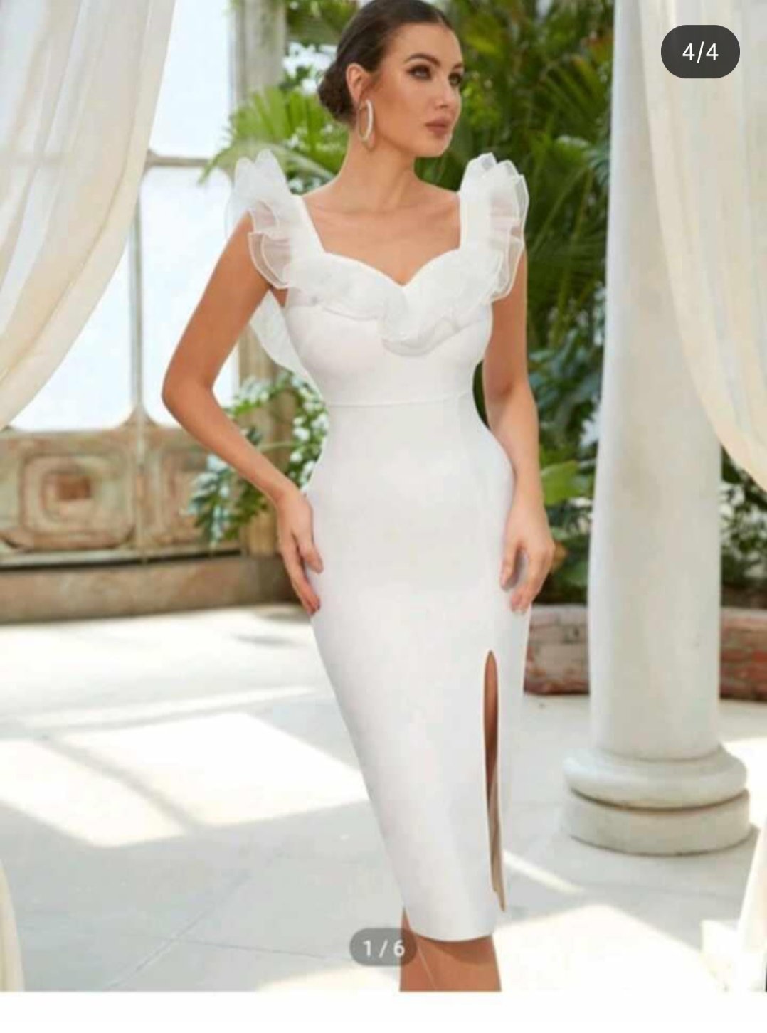 Une robe blanche