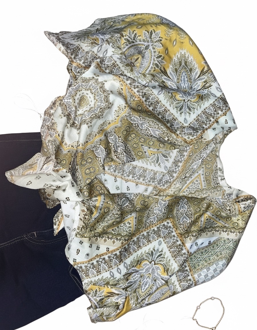 Top fluide satiné motif bandana/foulard bohème chic✨✨