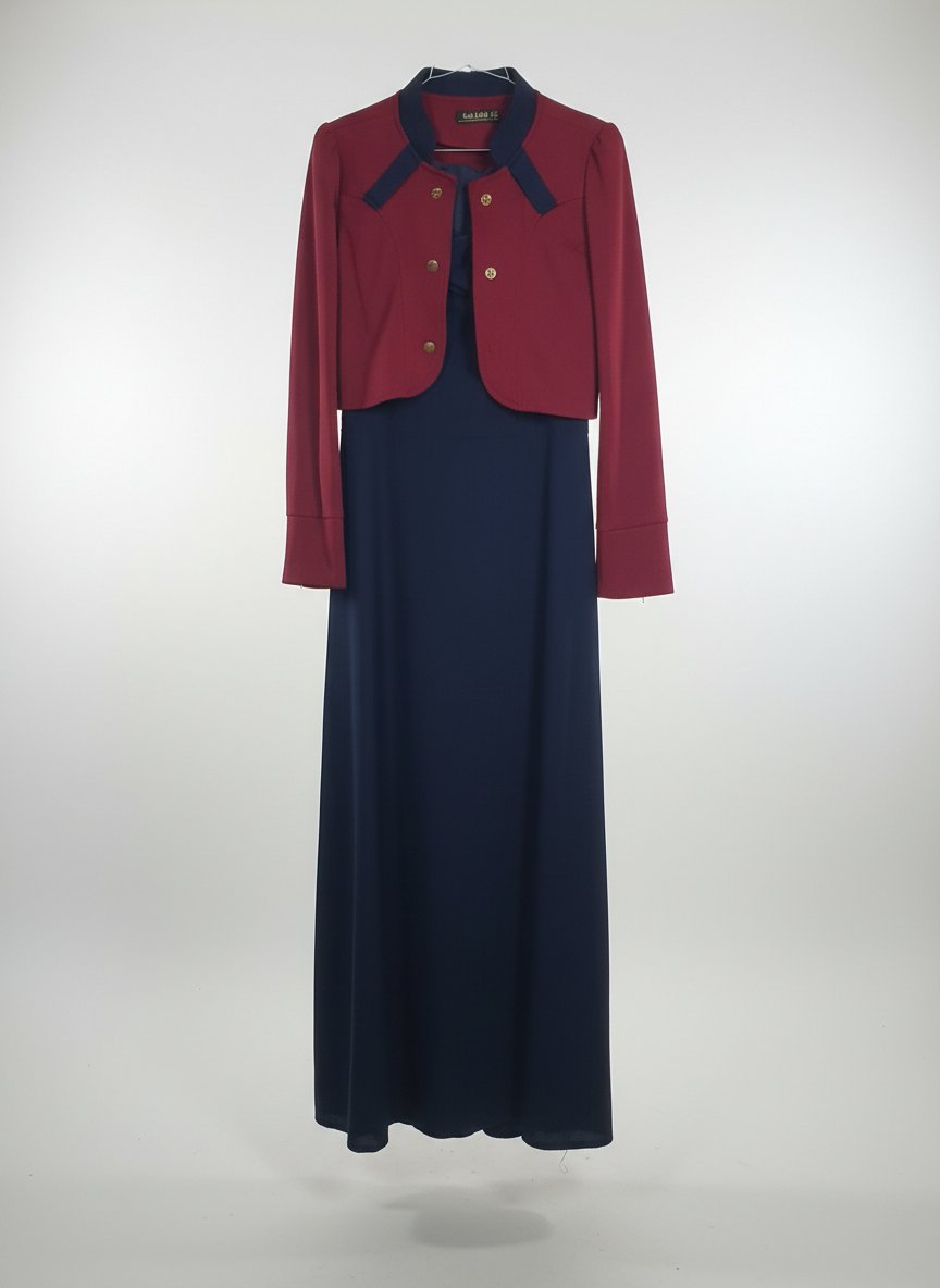 Robe sans manches avec boléro 