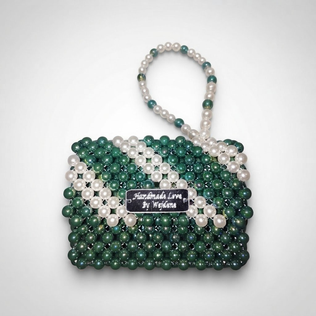Porte monnaie en perles au choix de couleurs personnalisé 