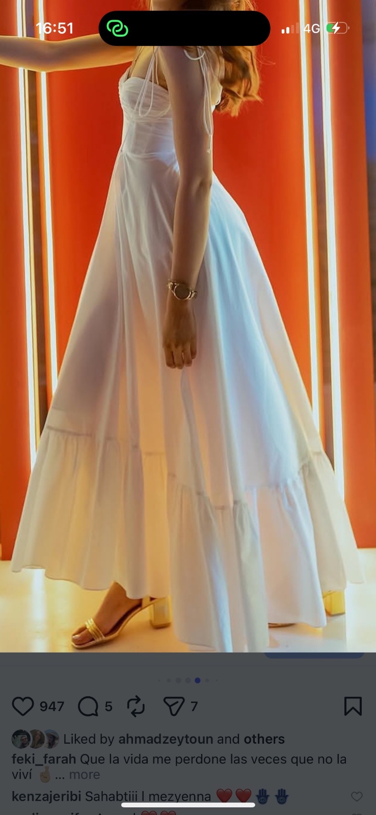 Robe blanche