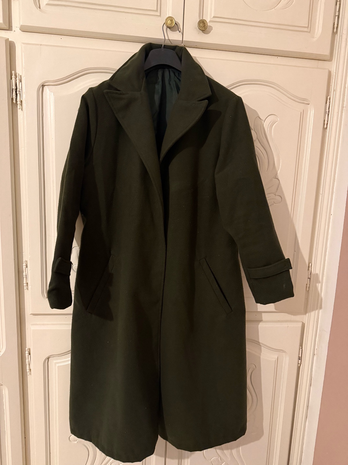 Manteau vert millitair 